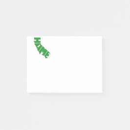 Kalifornien-ZUHAUSE-Staat Post-it Klebezettel