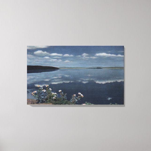 KalifornienAussicht auf den Mono-See in der Hohen  Leinwanddruck (Vorderseite)