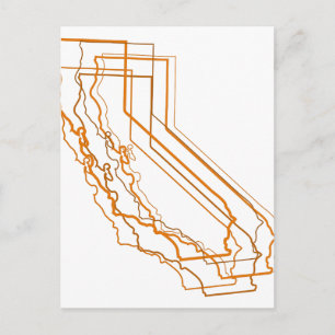Kaliforniengelb Postkarte