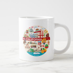 Kalifornienreisen Jumbo-Tasse