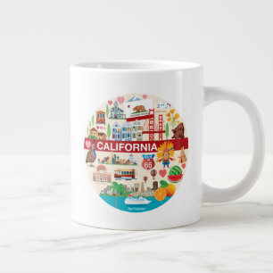 Kalifornienreisen Jumbo-Tasse