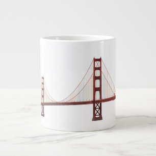 Kaliforniens Goldene Gate Bridge Jumbo-Tasse