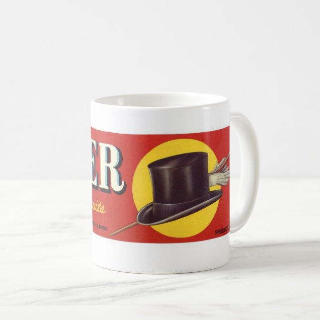 Kalifornient Fruchtbecher Kaffeetasse (VorderseiteRechts)