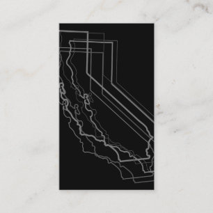 Kalifornienverschwommenheit Visitenkarte