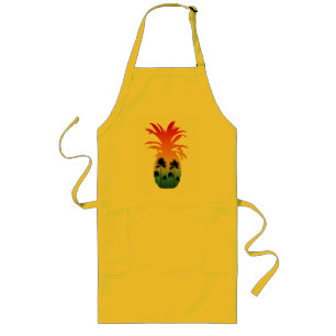 KALIFORNIER ANANAS SONNENUNTERGANG PALMEN  LANGE SCHÜRZE