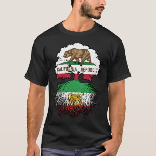 Kalifornisch aufgewachsene iranische Wurzeln Löwe T-Shirt