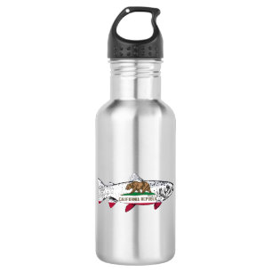 Kalifornische Forelle Edelstahlflasche