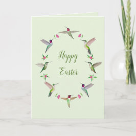 Kalifornische Kolibris Frohe Ostern Karte