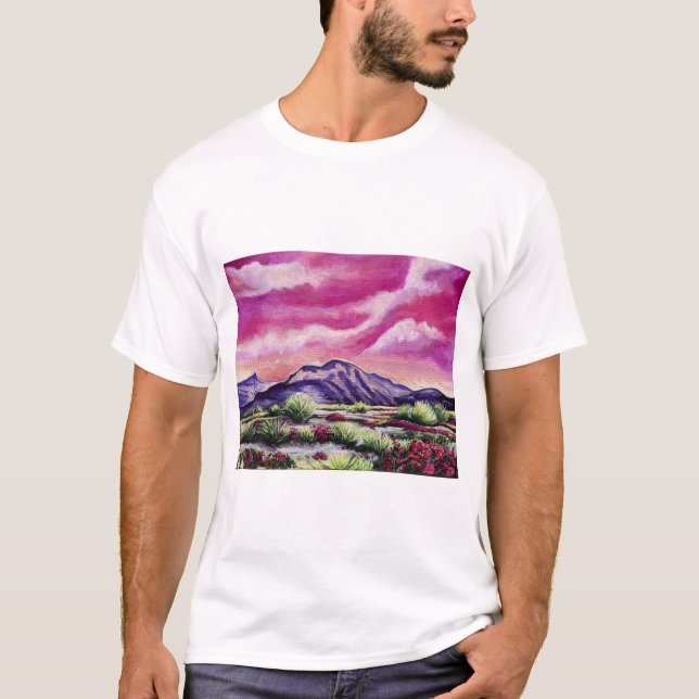 Kalifornische Landschaft durch Nefertara T-Shirt (Vorderseite)