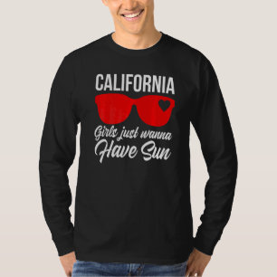 Kalifornische Mädchen wollen einfach nur einen Son T-Shirt