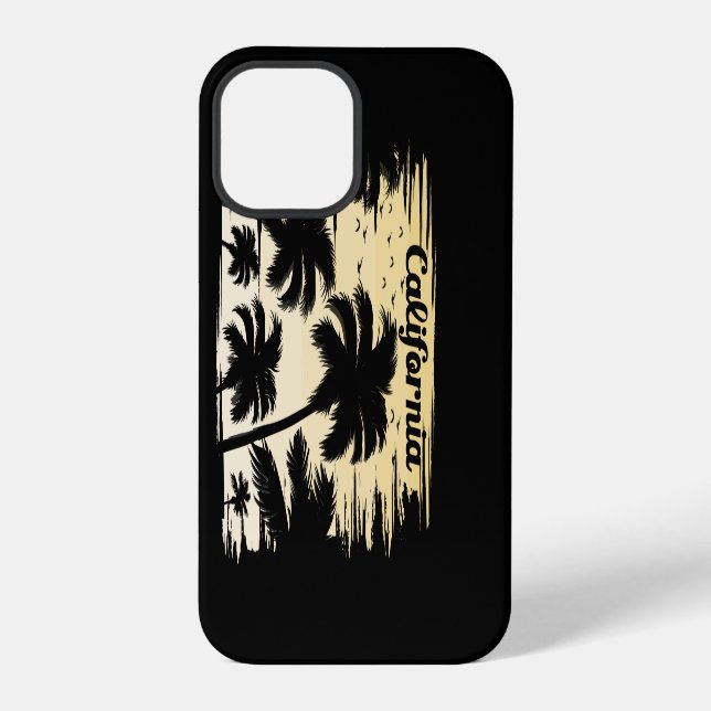 Kalifornische Palme iPhone Hülle (Rückseite)