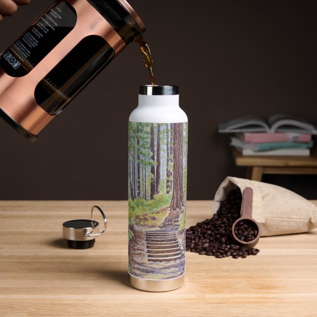 Kalifornische Redwoods Trinkflasche (Kaffee)