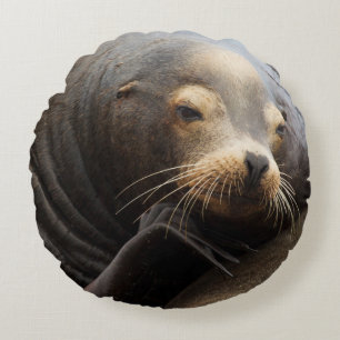 Kalifornische Seelenruhe Rundes Kissen