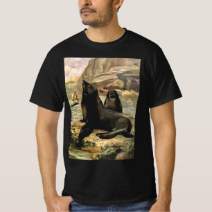 Kalifornische Seelöwen von CE Swan, Vintage-Tiere T-Shirt