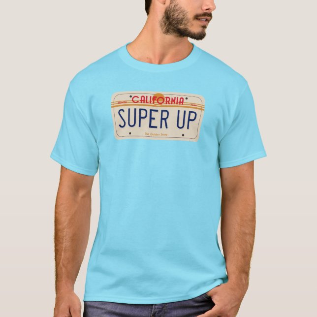 Kalifornische SUPER UP-Lizenz der 80er Jahre T-Shirt (Vorderseite)