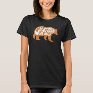 Kalifornischer Bär Amerika USA Amerikanisch Kalifo T-Shirt