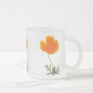 Kalifornischer Mohn Mattglastasse