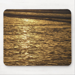 Kalifornischer Sonnenuntergang Wellen Ozean Seelan Mousepad