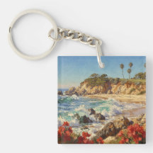 Kalifornischer Strand | Impressionistische Küstenk