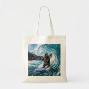 Kalifornischer Surfer Seeotter Tragetasche