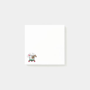 Kalifornisches Geologenhammer-Flaggen-Logo Post-it Klebezettel
