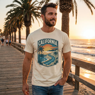 Kalifornisches Küstenerbe T-Shirt