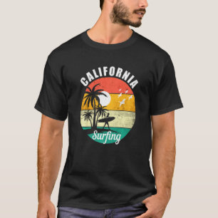 Kalifornisches Surfdessin für einen Surfer T-Shirt