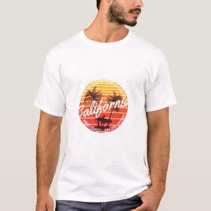 Kalifornisches Surfen, Sommerstrand-Vibes T-Shirt