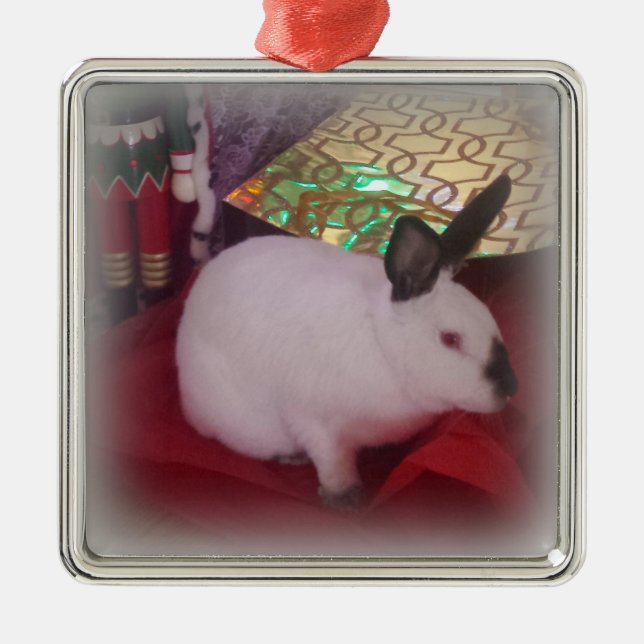 Kalifornisches Weihnachten Ornament Aus Metall (Vorne)