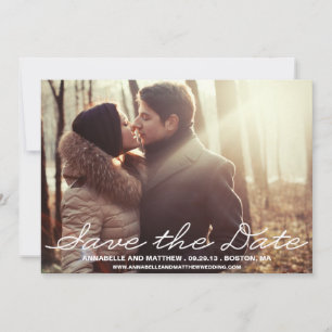 Kaligrafie Save-the-Date-Ankündigung Save The Date