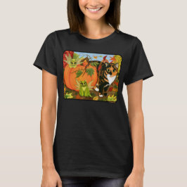 Kaliko-Katzen-feenhaftes T-Shirt