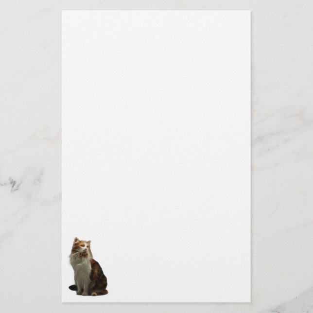 Kaliko-Katzen-Fraktal Briefpapier (Vorderseite)