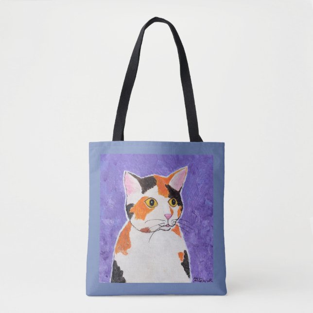 Kaliko-Katzen-Taschen-Tasche (Vorderseite)