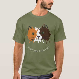 Kaliko-Katzengesichtsentwurf T-Shirt