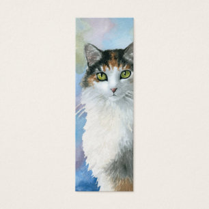Kaliko-Lesezeichen-kleine Karten der Katzen-572