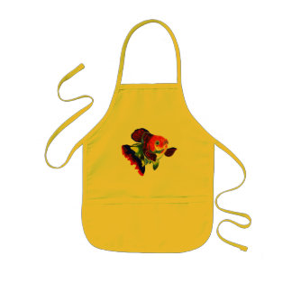 Kaliko Veiltail Goldfish-Küchen-Schürze Kinderschürze