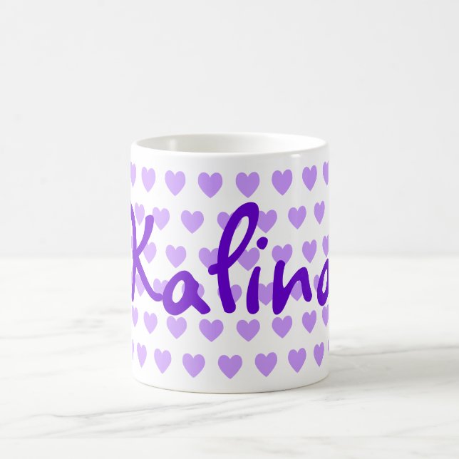Kalina Lila Heart Kaffeetasse (Mittel)