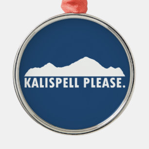 Kalispell Montana Bitte Ornament Aus Metall