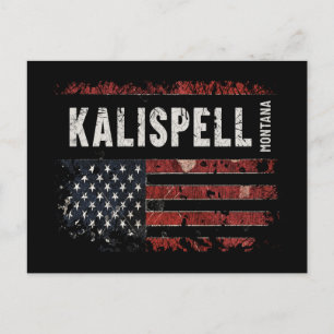 Kalispell Montana Postkarte