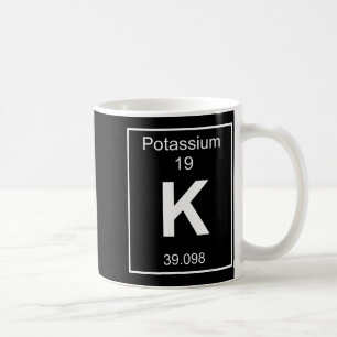 Kalium-Element-Kostüm Periodensystem Chemie Kaffeetasse
