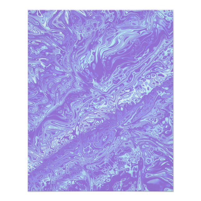 Kaliverse Fluid Fraktal #01 Poster (Vorderseite)