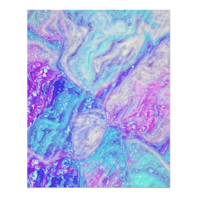 Kaliverse Fluid Fraktal #01 Poster (Vorderseite)