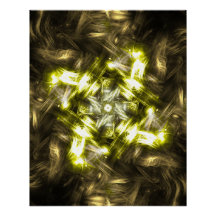 Kaliverse Fluid Fraktal #01 Poster