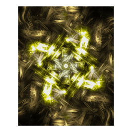 Kaliverse Fluid Fraktal #01 Poster