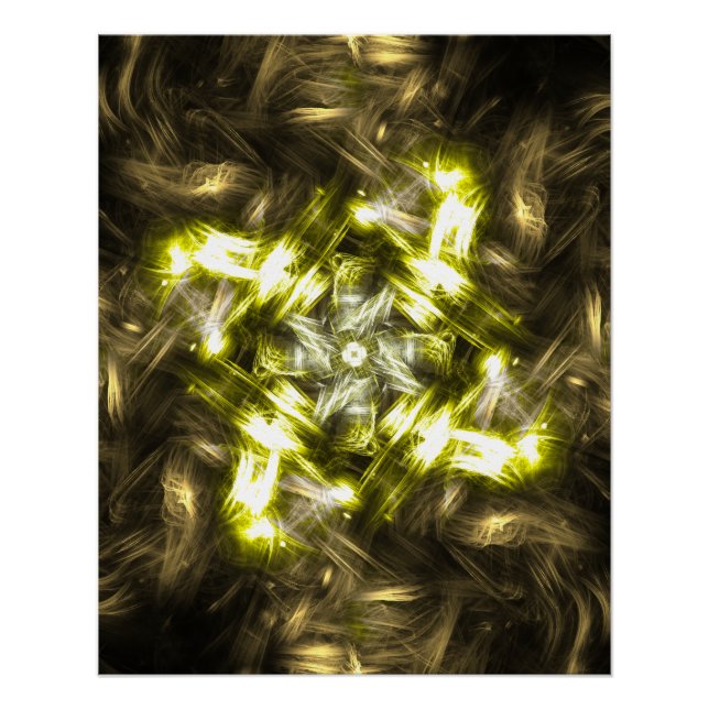 Kaliverse Fluid Fraktal #01 Poster (Vorderseite)