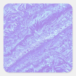 Kaliverse Fluid Fraktal #01 Quadratischer Aufkleber