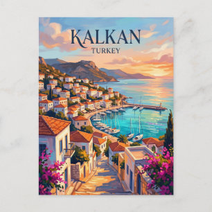 Kalkan Türkei Postkarte