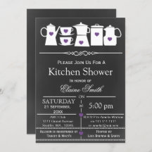 Kalkbrett Lager der Küche Brautparty Einladen