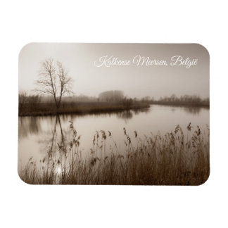 Kalkense Meersen, Ruhige Landschaft, Belgien Magnet