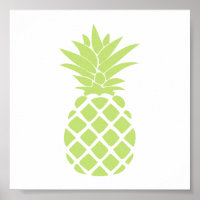 Kalkgrün dekorative Ananas-Form